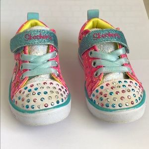 Girls Skechers Unicorn Twinkle Toes Sneakers